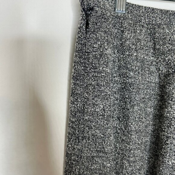 Talbots Women’s Pant Suit sz 16  Black & White Italian Wool Blend Tweed Lined - Picture 4 of 7